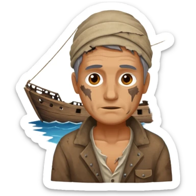shipwreck survivor sticker