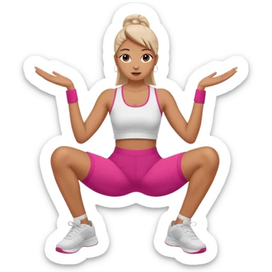 tiktok dance sit down sticker