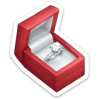 Diamond ring in box red sticker