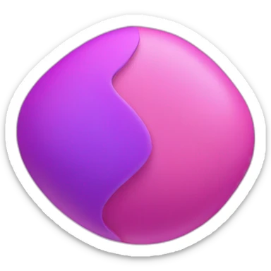 the geo position is pink and purple sticker