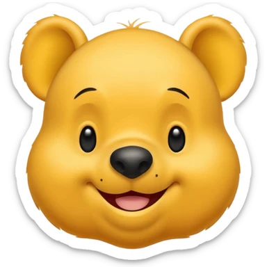 Make a Winnie the pooh emoji sticker