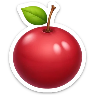 Cranberry  sticker