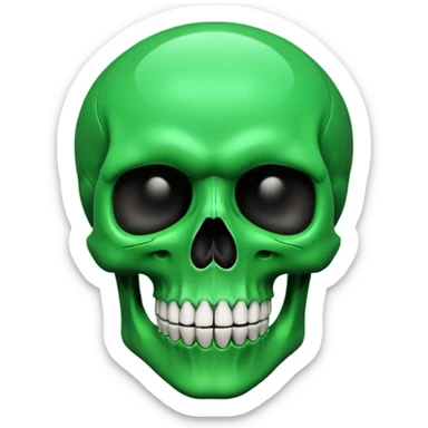 skull emoji use in whatsapp or instagram with green screen  sticker