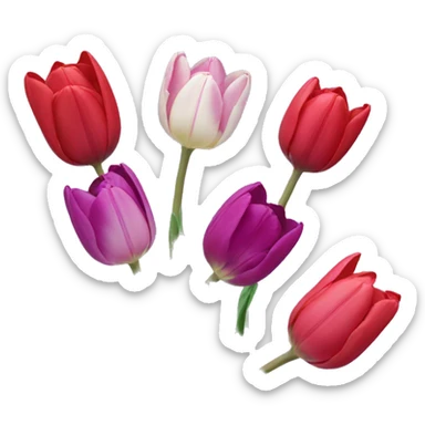 tulips sticker