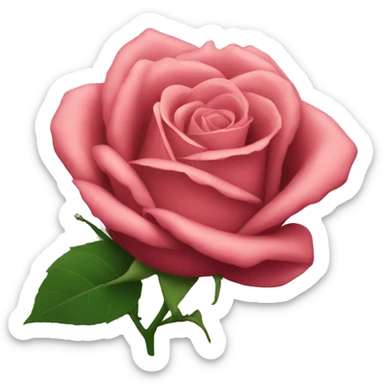 Rose sticker