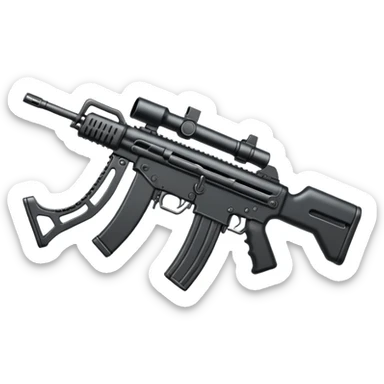 assault rifle sticker