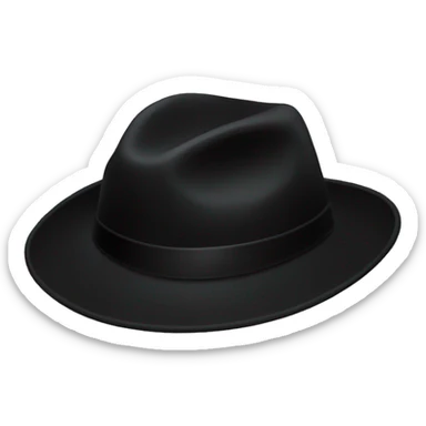 black hat,man sticker