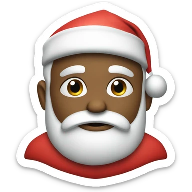 Disappointed Santa Claus ￼ sticker