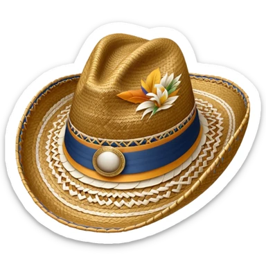 Colombian Sombrero Voltiao sticker