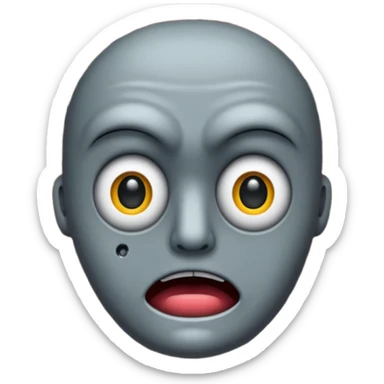 Hotel avec un visage (yeux et bouche)de fou sticker