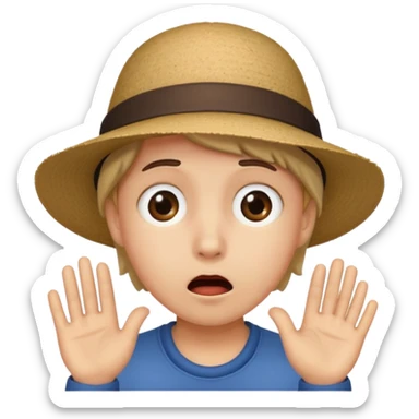 Emoji say “Hope no one saw that…” sticker