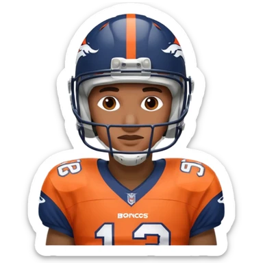 Denver broncos pat surtain sticker