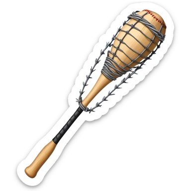 Lucille the Baseball Bat in TWD sticker