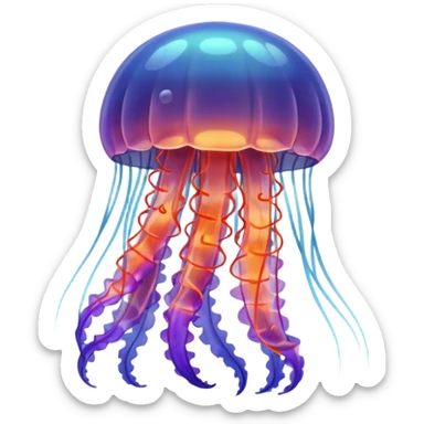 Jellyfish sticker