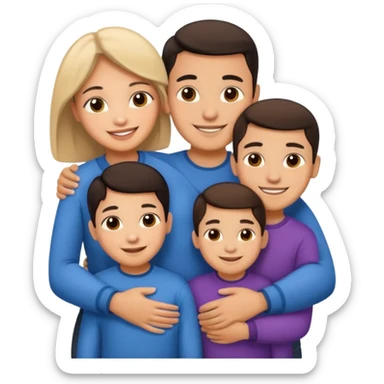 latino family sticker