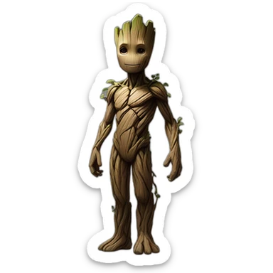 fullbody groot sticker