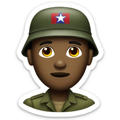 Vietnam war soldier sticker