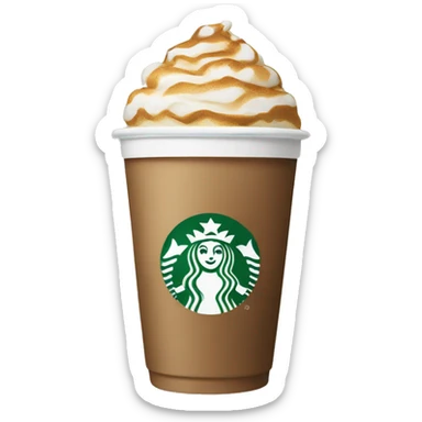 Starbucks cup sticker