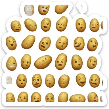 A lovely potato sticker