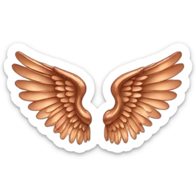 copper-ANGEL-wing sticker