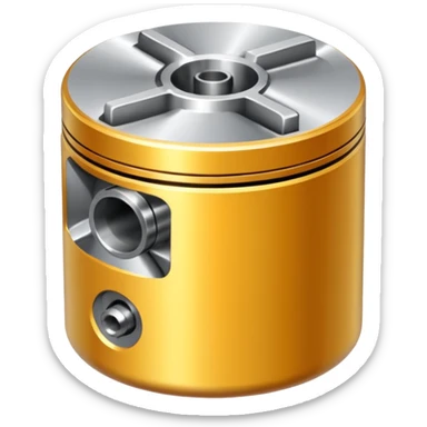 Engine piston sticker