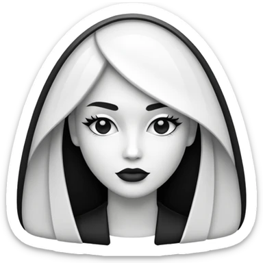 square icon depicting fashion sticker