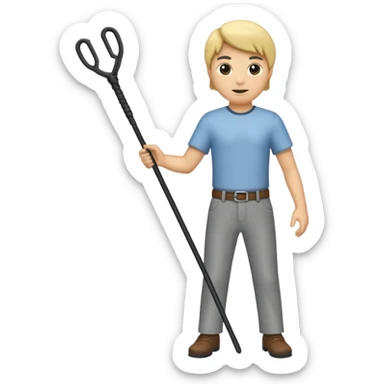 men with whips sticker