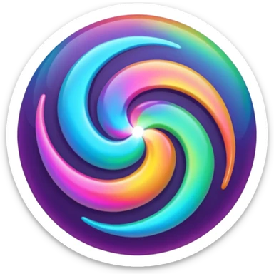 ground magic ball sticker