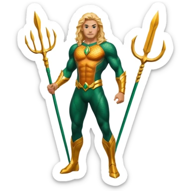 aquaman full body sticker