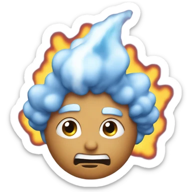 Someone lightning sugar on fire sticker