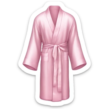 Light pink silk robe sticker