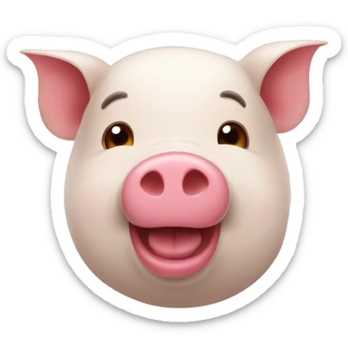 Cerdito animado sticker