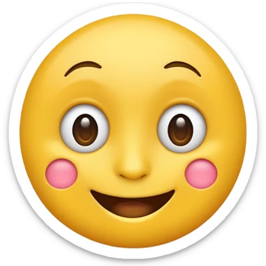 Yellow emoji pointing to its head like "smart thinking" sticker