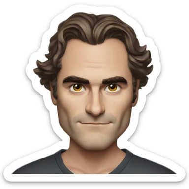 super joaquin phoenix bros sticker