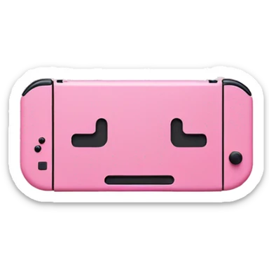Pink Nintendo switch sticker