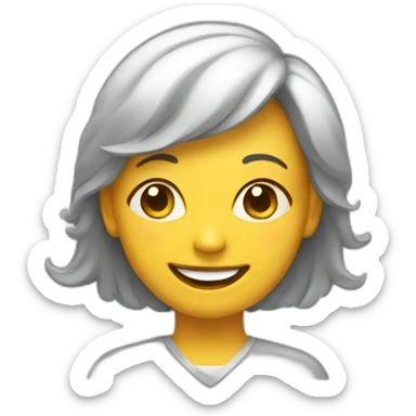 woman feeling good sticker