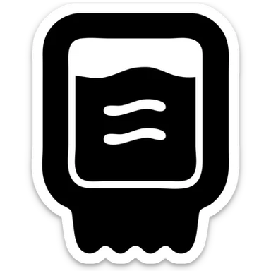 A sauce in a fast food packaging with a green background sticker