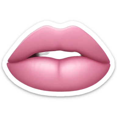 Light pink lipstick sticker