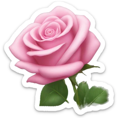 Pink rose sticker