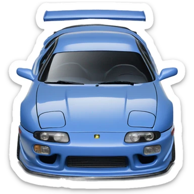 Supra mk4 blue  sticker