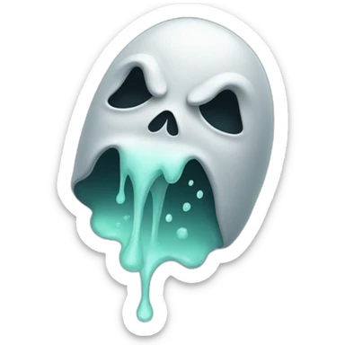 Gost who vomits sticker