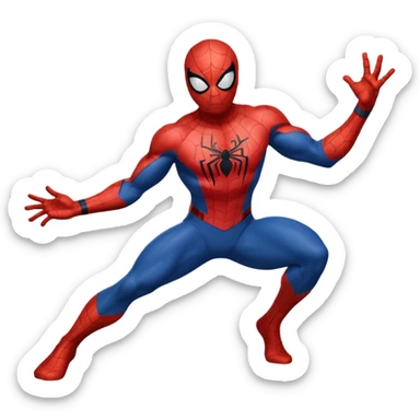 Spiderman twerking sticker