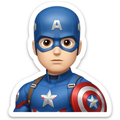 Captain America  sticker