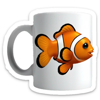 clownfish Nemo als eine Tasse  sticker