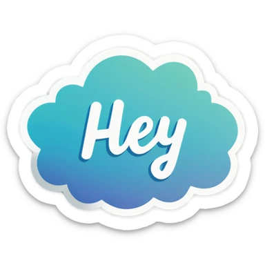 HEY sticker 
 sticker