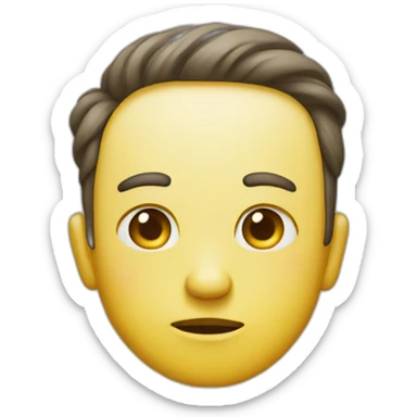 standard yellow emoji with side eye sticker