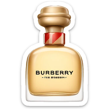 Burberry perfume sticker