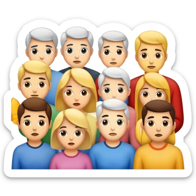 attentive spectators
 sticker