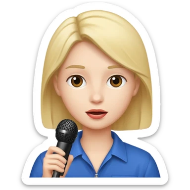 Créer un avatar qui est face à un caméra avec des micros sticker