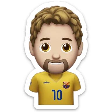 Messi Balon de oro sticker